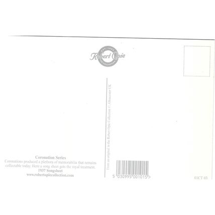 OPIE PUBLISHED BOOK FRONT CORONATION SONG BOOK INC. UK POST