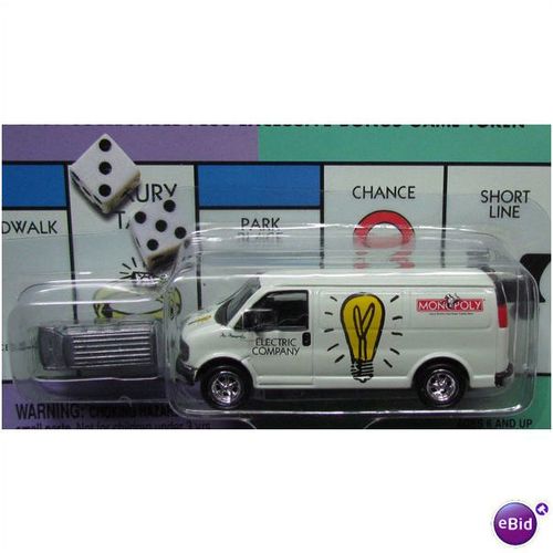 Johnny Lightning MONOPOLY Electric Company GMC UTILITY VAN
