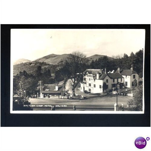 Worcestershire MALVERN British Camp Hotel Postcard by Valentine (K.9720)