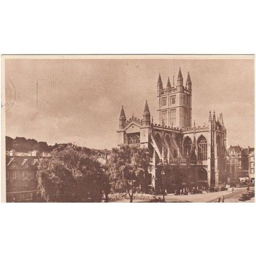 Bath Abbey Bath Somerset Postcard (SM4739) Nice Slogan