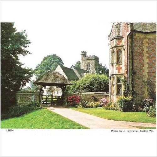 Leigh, Kent - church - local postcard c.1970s