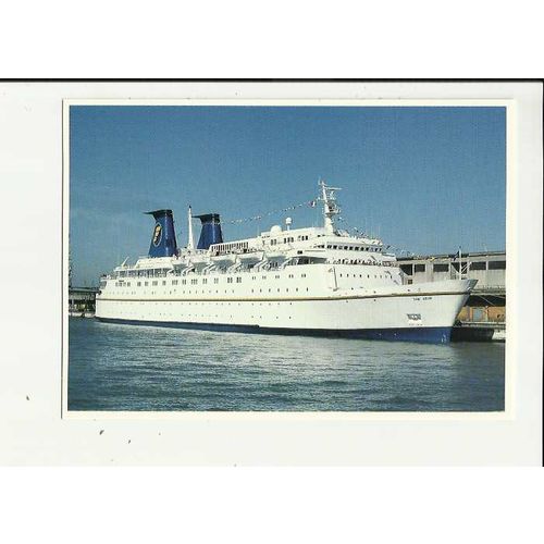 Festival Cruises MV THE AZUR Postcard by CT (055)