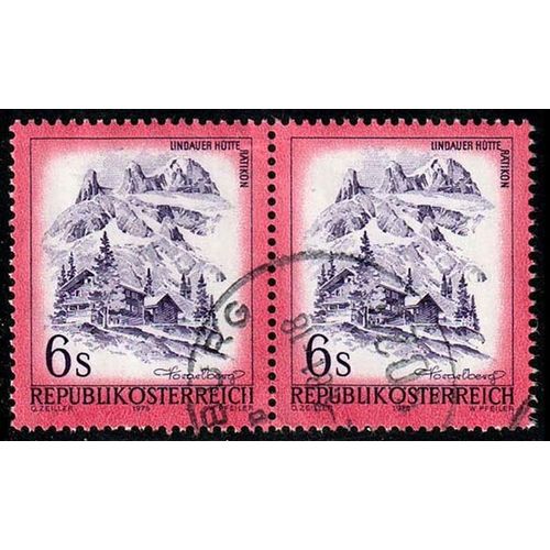 Austria 1975 Landscapes 2 x 6S Used Stamp..