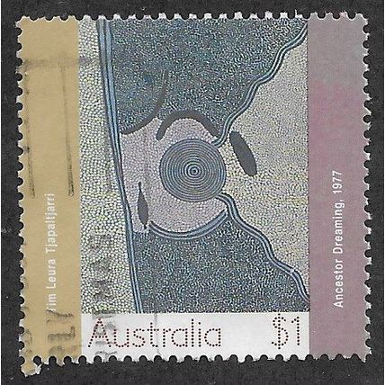 AUS 1988 $1.00 'ART OF THE DESERT' FINE USED (EBID66-561)