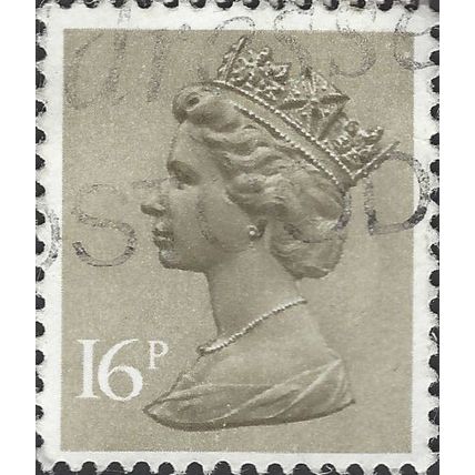 GB, Queen Elizabeth Machin, light mushroom 1983, 16p, #3