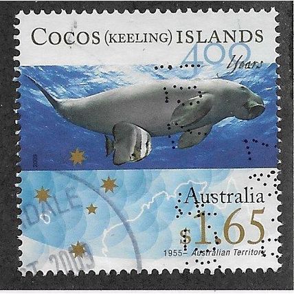 CKI 2009 $1.65 'DUGONG' FINE USED (EBID71-012)