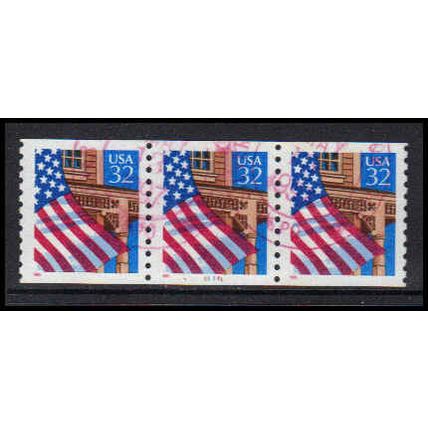 Used 2913 32c U.S. Flag Over Porch Very Fine PNC 91161/3 PA3512