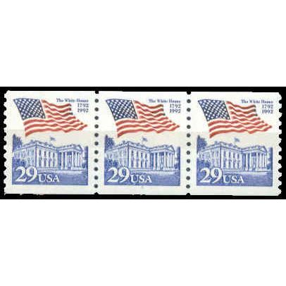 2609 29c U.S. Flag Over White House Very Fine MNH PNC 1/3 W1527