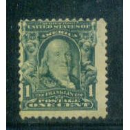 300 1c Benjamin Franklin Average Plus MDG C1179