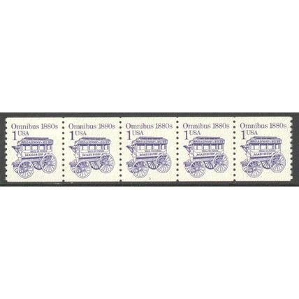 2225b 1c Omnibus Very Fine MNH Dry Gum PNC 3/5 B0288