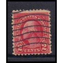 Used 554 2c George Washington Barely Clears KA8416