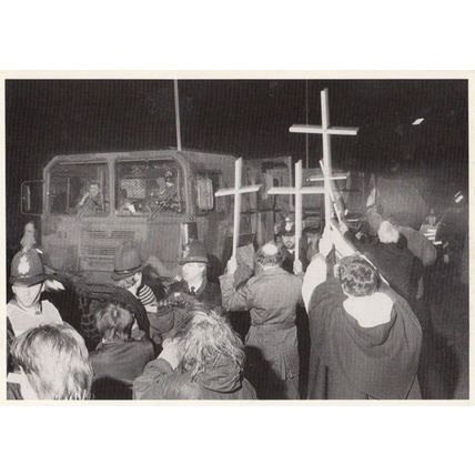 Christian Campaign For Nuclear Disarmament With Missile Launcher 1986 Postcard