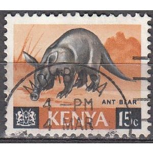 Kenia 1966 Michel 22 O Cote (2005) 0.10 Euro Oryctérope du Cap Cachet rond