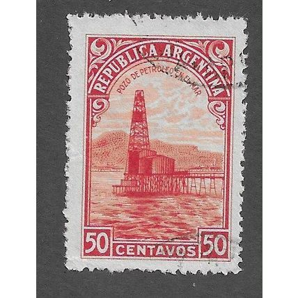 ARG 1936 50c 'PRODUCTION AND INDUSTRY' FINE USED (EBID79-115)