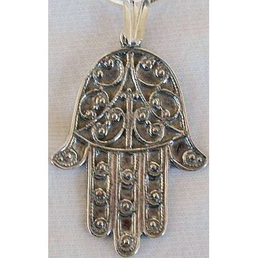 Hamsa-A silver pendant