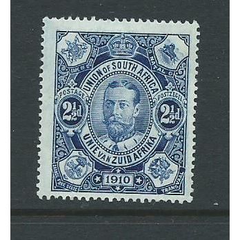 south africa stamps sg1 deep blue sg 1 hm blued paper a