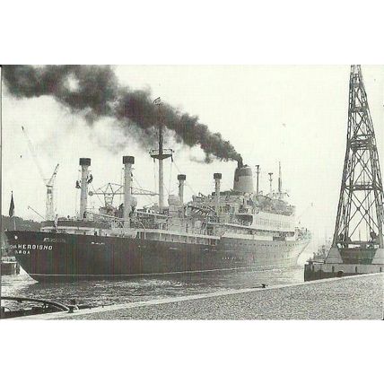 Empresa Insulana SS ANGRA DO HEROISMO Postcard (LMC 017)