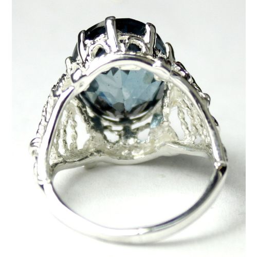 London Blue Topaz, 925 Sterling Silver Ring, SR260