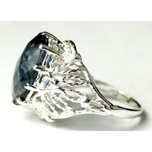 London Blue Topaz, 925 Sterling Silver Ring, SR260