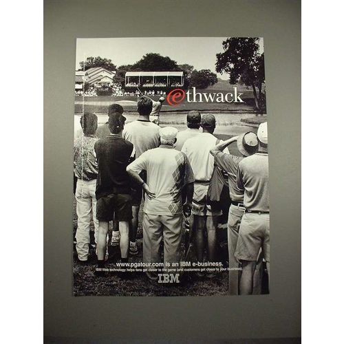 1998 IBM Computer E-Business Ad - PGA Tour