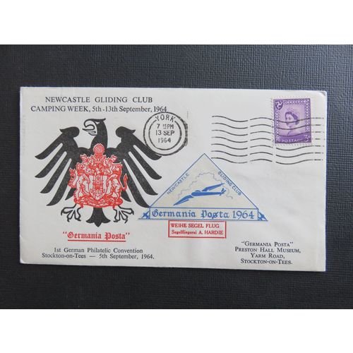 Germania Posta Newcastle Gliding Club 1964 Cover #2
