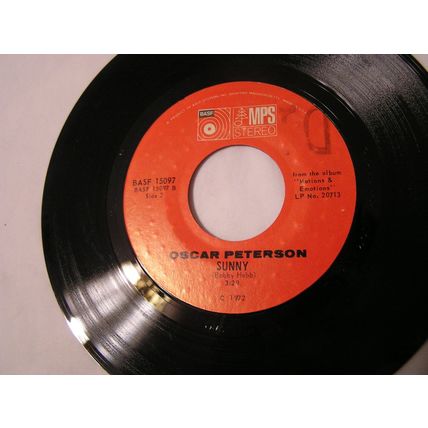 Oscar Peterson 45-NAPTOWN BLUES/SUNNY STEREO