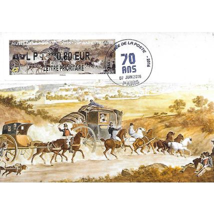 ATM Mi 142 CM: 68 c. 70th Anniversary of the Postal Museum.