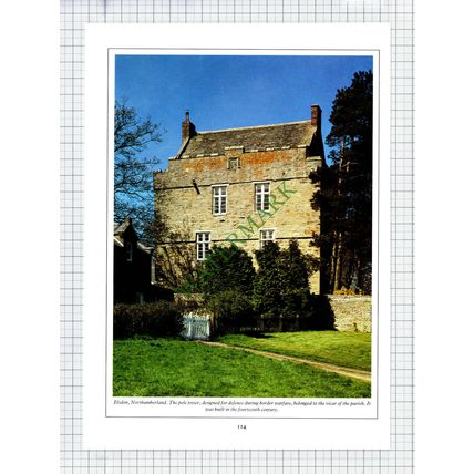 9905) Elsdon Northumberland - 1980s Cutting / Print