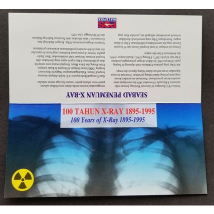 Malaysia 100 Years Of X-Ray 1995 X Ray Medical Body Bone (p. pack) MNH *see scan