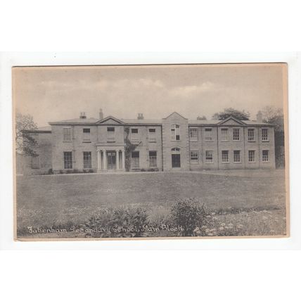 Main Block Secondary School Fakenham Postcard Norfolk