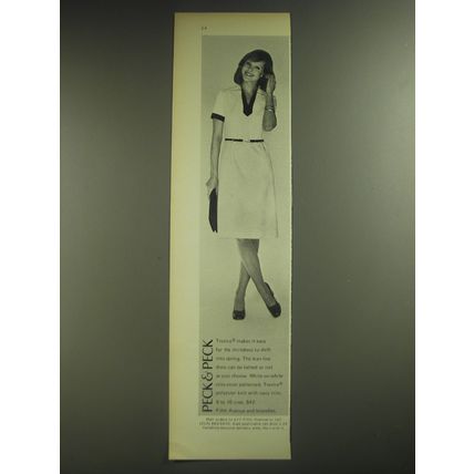 1974 Peck & Peck Shirtdress Advertisement - Trevira makes it easy