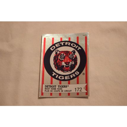 Detroit Tigers 1991 Panini Top 15 Baseball STICKER NO. 123
