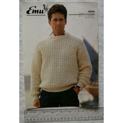Vintage: Emu 4899 man's sweater, DK