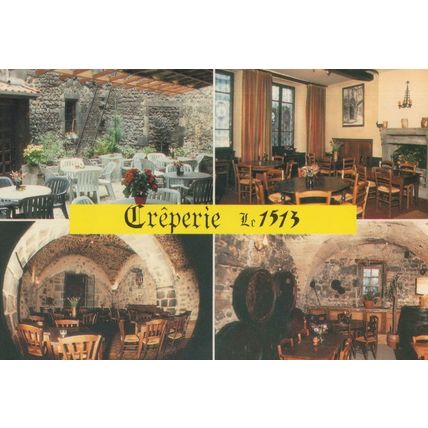 Creperie 1513 Hotel Savaron French Clermont Ferrand Postcard