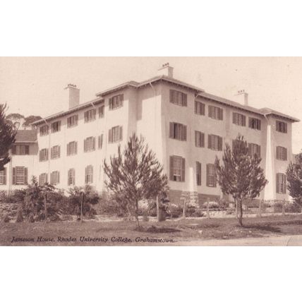 Jameson House Grahamstown University College South Africa Postcard