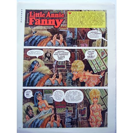 Annie Fanny 7 comics playboy original Set 6