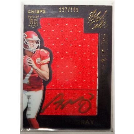 2014 Black AARON MURRAY (Chiefs) Gold Sizable Signatures RC #SR-AM 127/199