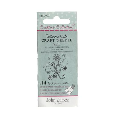 John James Crafters Collection Hand Sewing Needles Beading Quilting Knitters JJ4