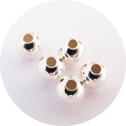 5mm 925 Sterling Silver Round Beads Perfect Spacer Bead Quality 3 pack sizes C21