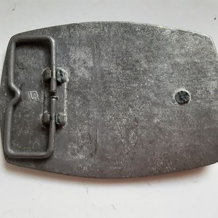 Vintage 1980s-90s Troy-Bilt Belt Buckle Mower Machinery & Equipment Damaged READ