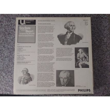 Colin Davis, LSO – Mozart - Sinfonie Nr.40 KV 550 / Sinfonie Nr.39 KV 543