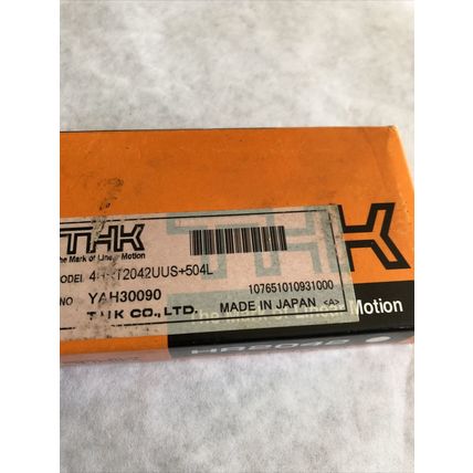 NEW THK 4HRT2042UUS+504L,THK YAH30090/HRT2042,4HRT2042UUS LINEAR BEARING,EA