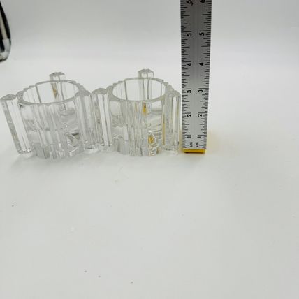 Vintage Set of 2 Lenox Fine Crystal Votive or Candle Stick/Tapper Holders