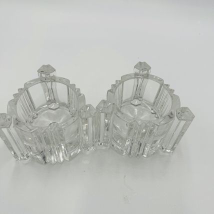 Vintage Set of 2 Lenox Fine Crystal Votive or Candle Stick/Tapper Holders
