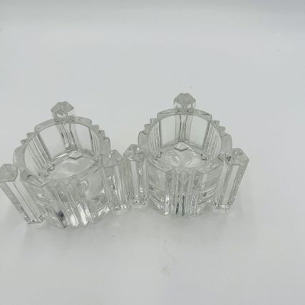 Vintage Set of 2 Lenox Fine Crystal Votive or Candle Stick/Tapper Holders