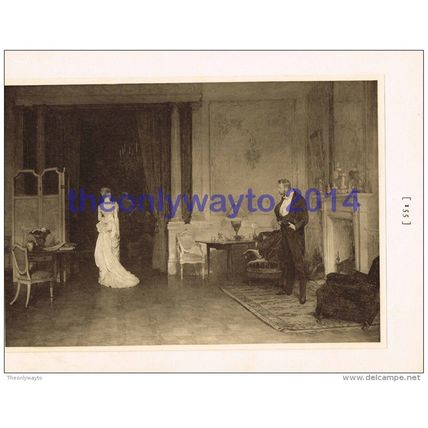 First Cloud - W Q Orchardson, Book Illustration, 1902