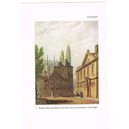 Trinity Hall & King's Old Court, Book Illustration (Print), 1949