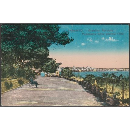Giardino Peripato, Taranto, c.1910s - Picciarelli Cartolina