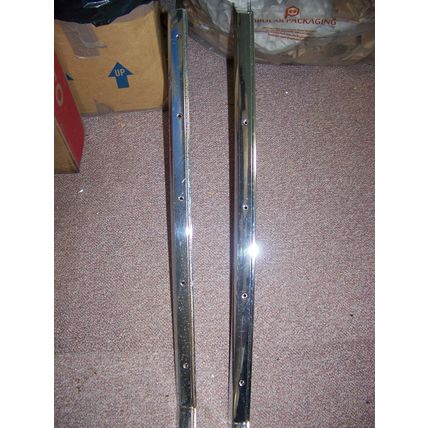 1967 PLYMOUTH SATELLITE ROOF DRIP RAIL WINDOW CHANNEL TRIM OEM BELVEDERE GTX