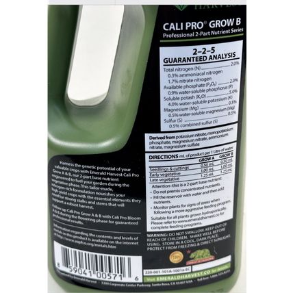 Emerald Harvest Job Lot of 8 Bottles Of 950ml Grower Plant Nutrient fertilizers